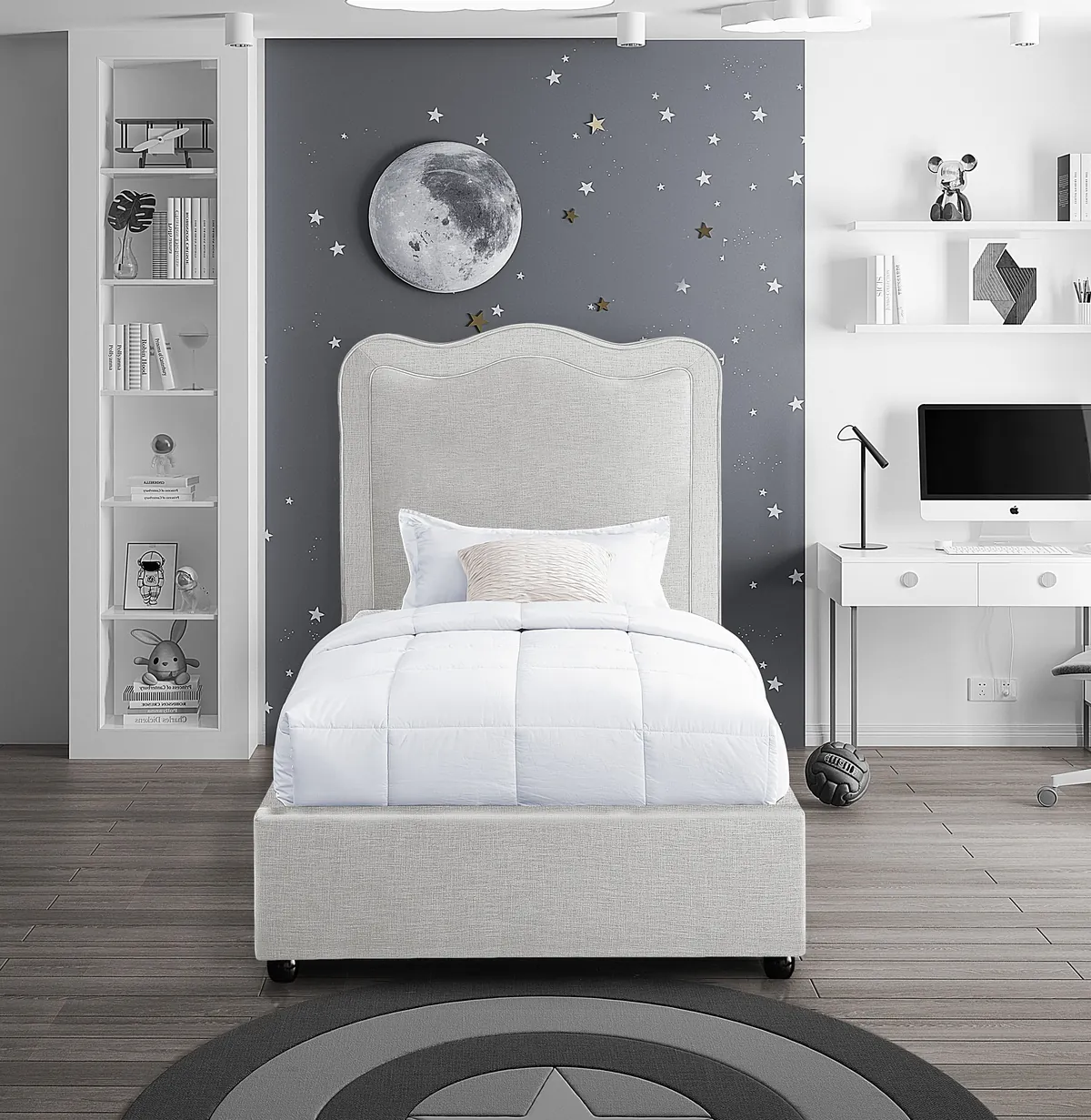 Felix - Twin Bed - Cream