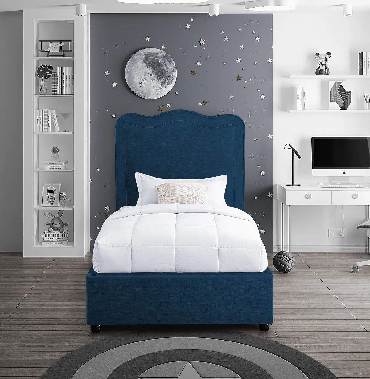 Felix - Twin Bed - Navy