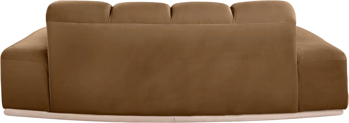 Jace - Loveseat - Saddle - View 2