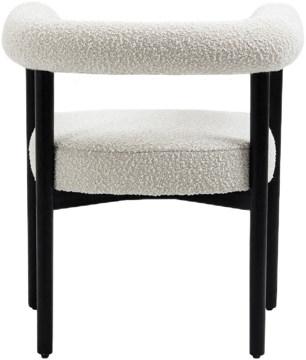 Hyatt - Dining Chair - Cream - Fabric - View 2