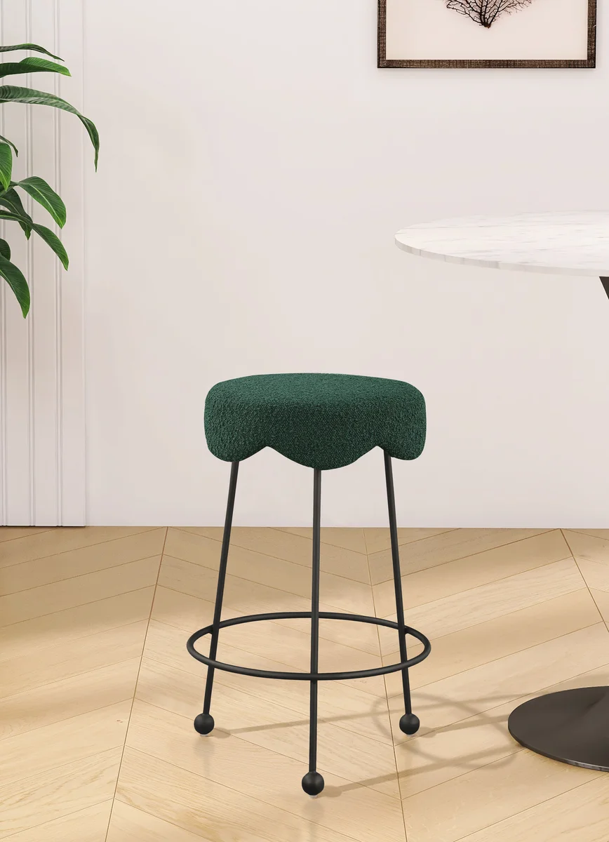 Fleur - Counter Stool - Green - View 2