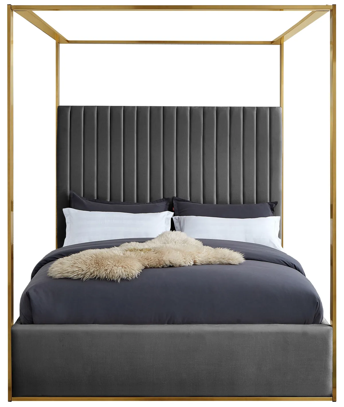 Jones - Queen Bed - Gray