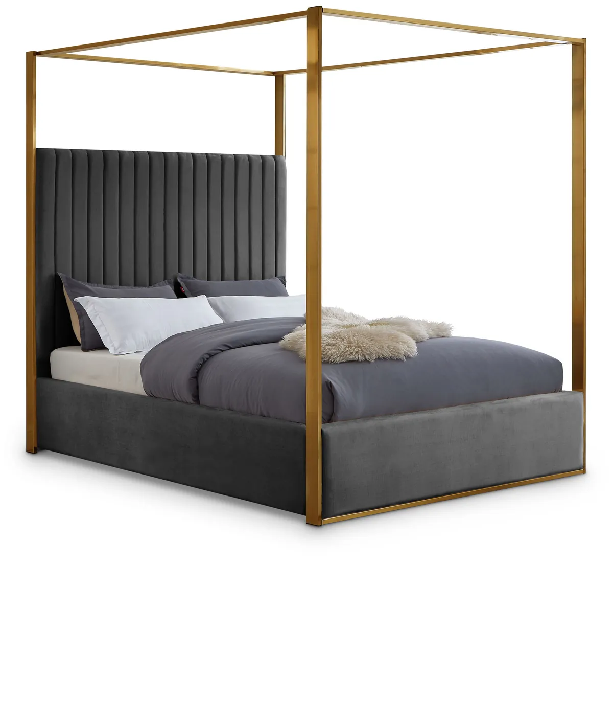 Jones - Queen Bed - Gray