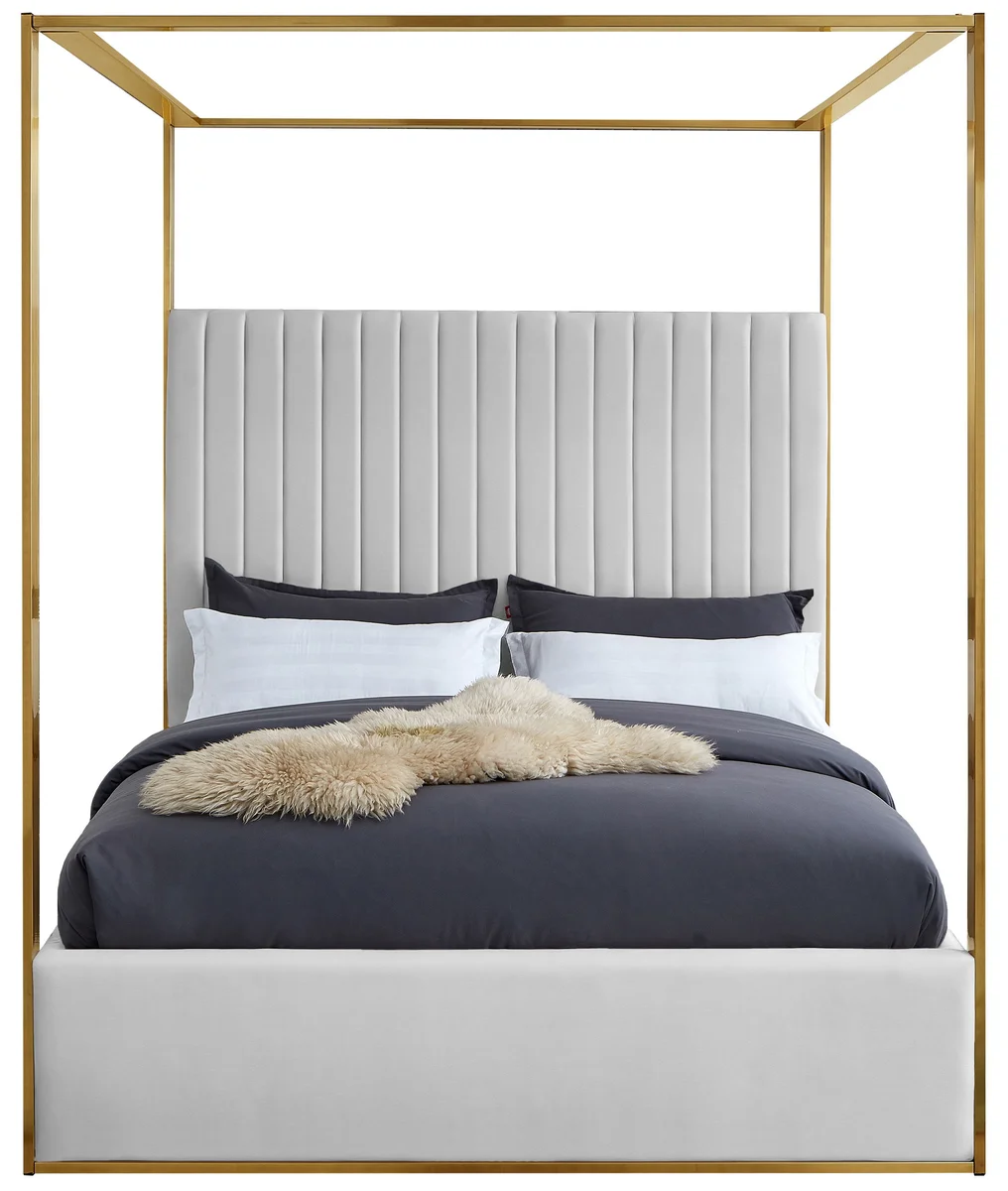 Jones - King Bed - White