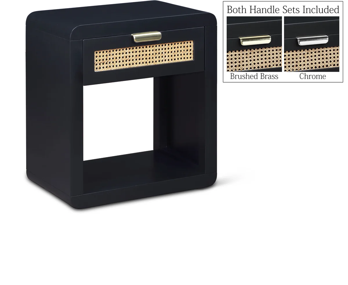 Langham - Night Stand - Black