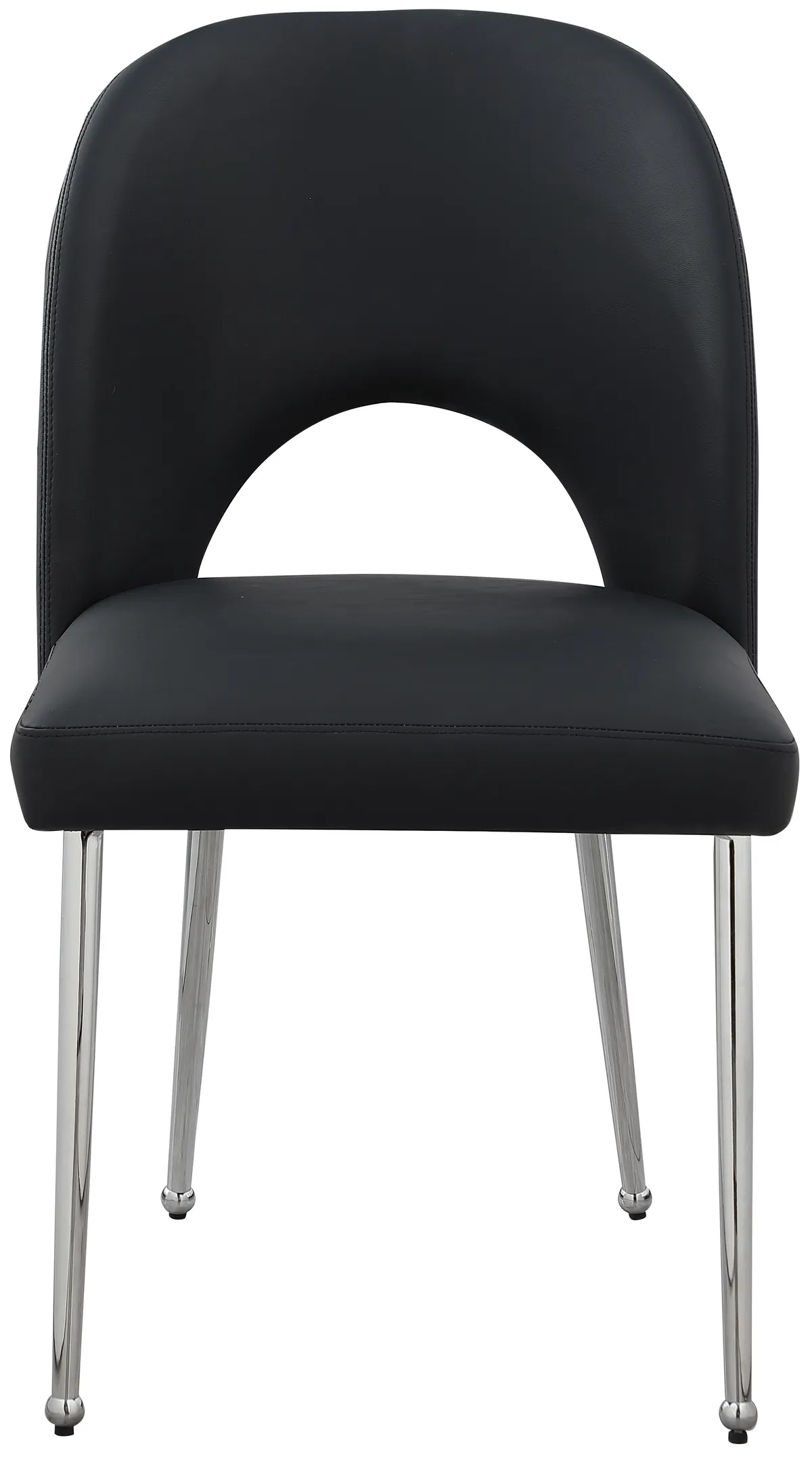 Logan - Dining Chair (Set of 2) - Fabric - Black