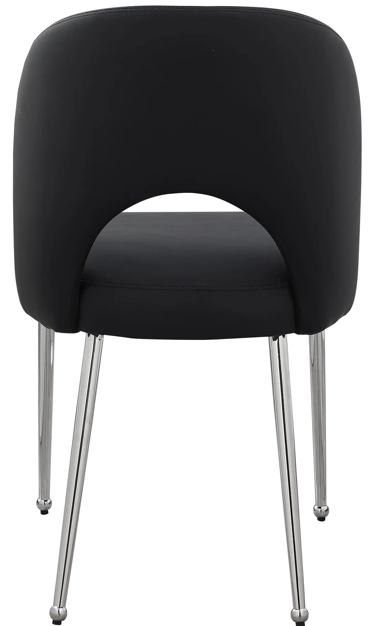 Logan - Dining Chair (Set of 2) - Fabric - Black - View 2