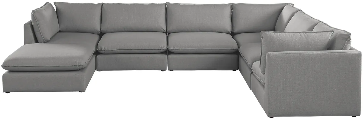 Mackenzie - 7 Piece Modular Sectional - Gray