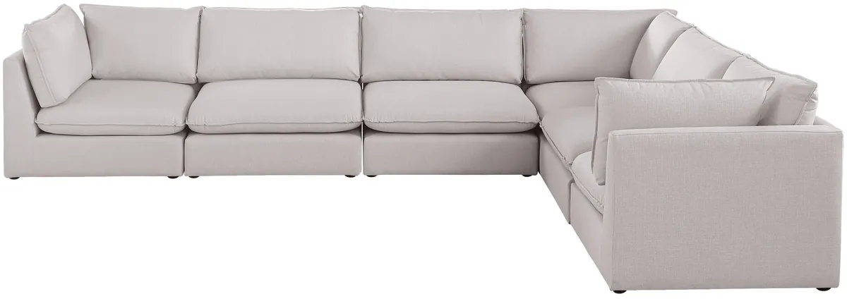 Mackenzie - 6 Piece Modular Corner Sectional - Beige