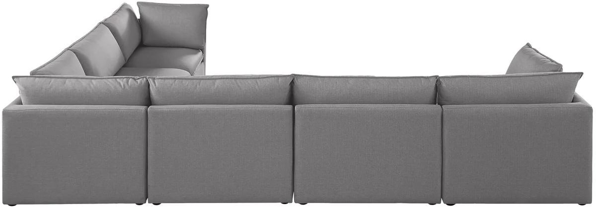 Mackenzie - 6 Piece Modular Corner Sectional - Gray