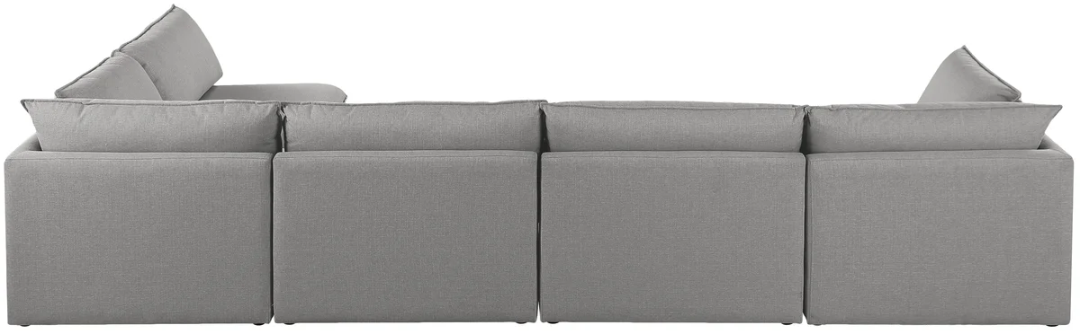 Mackenzie - 5 Piece Modular Sectional - Gray