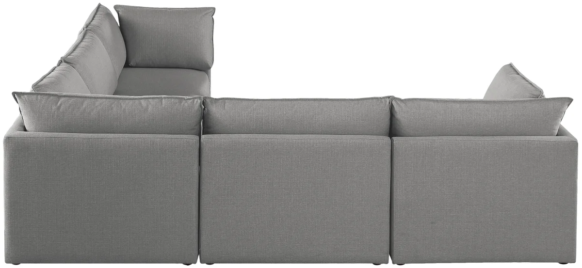 Mackenzie - 5 Piece Modular Corner Sectional - Gray