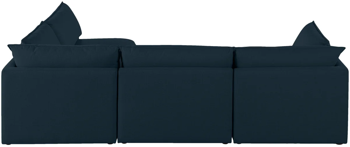 Mackenzie - 4 Piece Modular Sectional - Navy