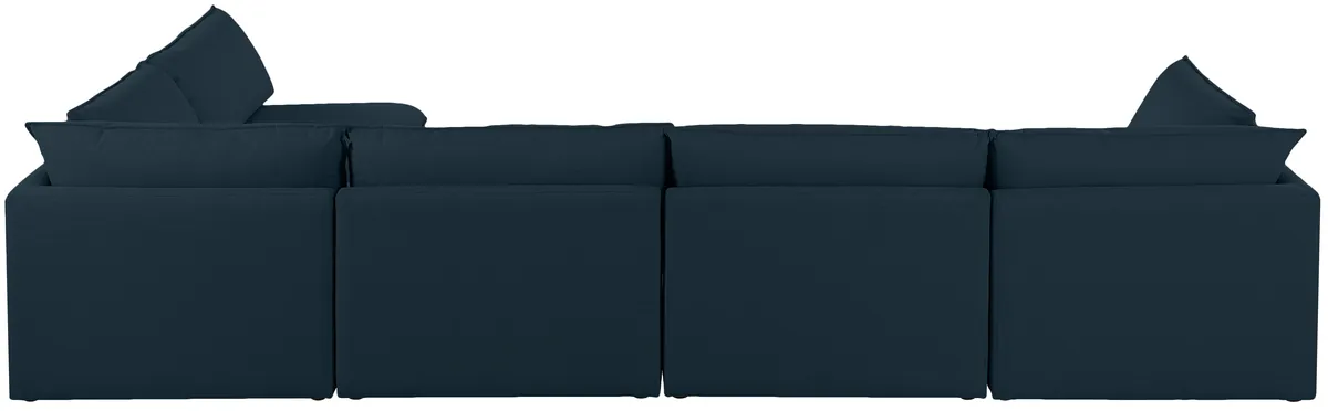 Mackenzie - 5 Piece Modular Sectional - Navy