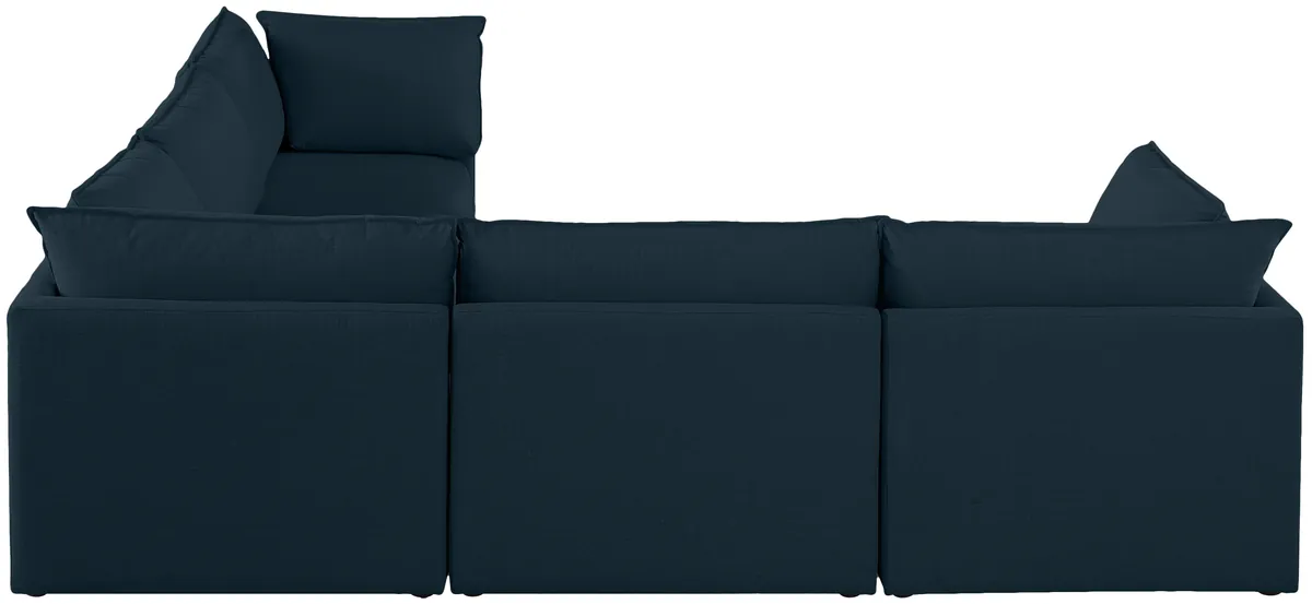 Mackenzie - 5 Piece Modular Corner Sectional - Navy