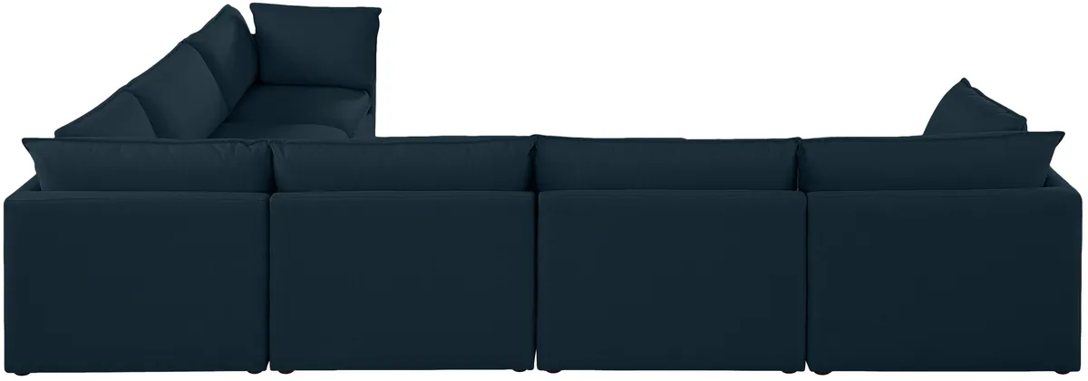 Mackenzie - 6 Piece Modular Corner Sectional - Navy