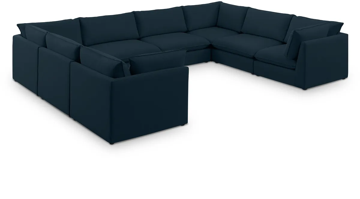 Mackenzie - 8 Piece Modular Sectional - Navy