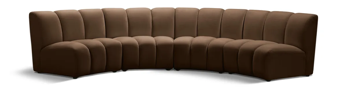 Infinity - 4 Piece Modular Sectional - Brown