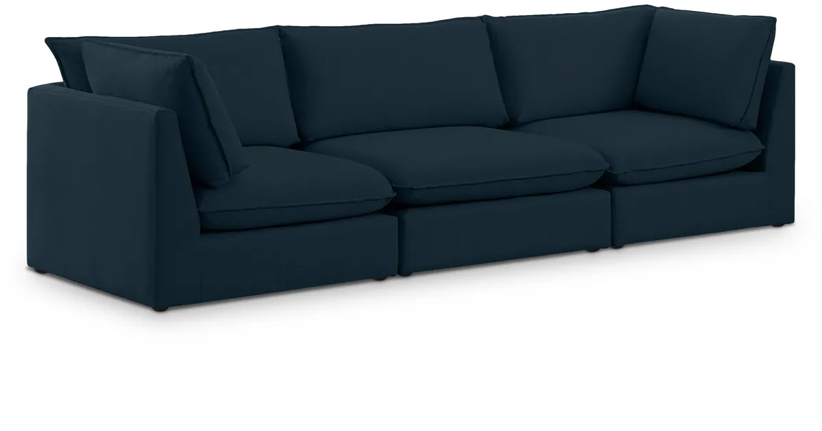 Mackenzie - 3 Seat Modular Sofa - Navy