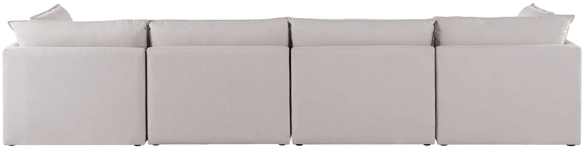 Mackenzie - 4 Seat Modular Sofa - Beige