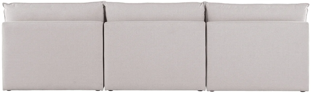 Mackenzie - 3 Seat Modular Armless Sofa - Beige