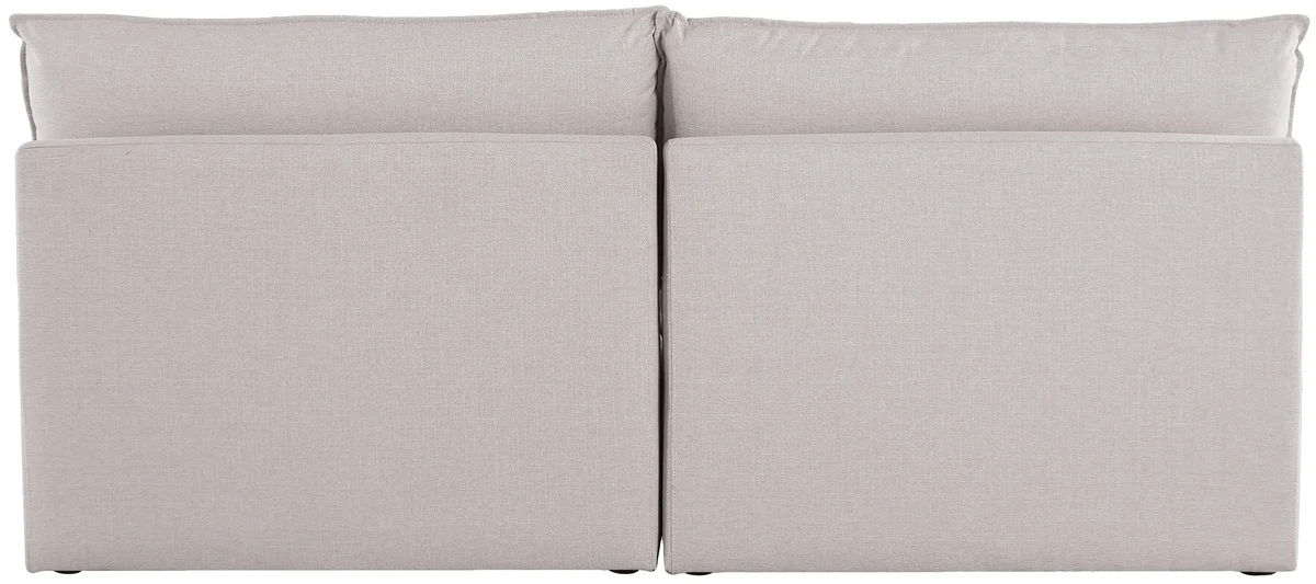 Mackenzie - 2 Seat Modular Armless Sofa - Beige