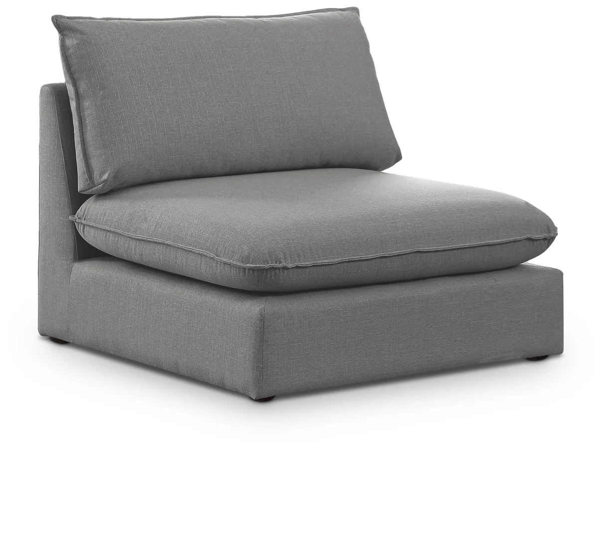 Mackenzie - Armless Chair - Gray