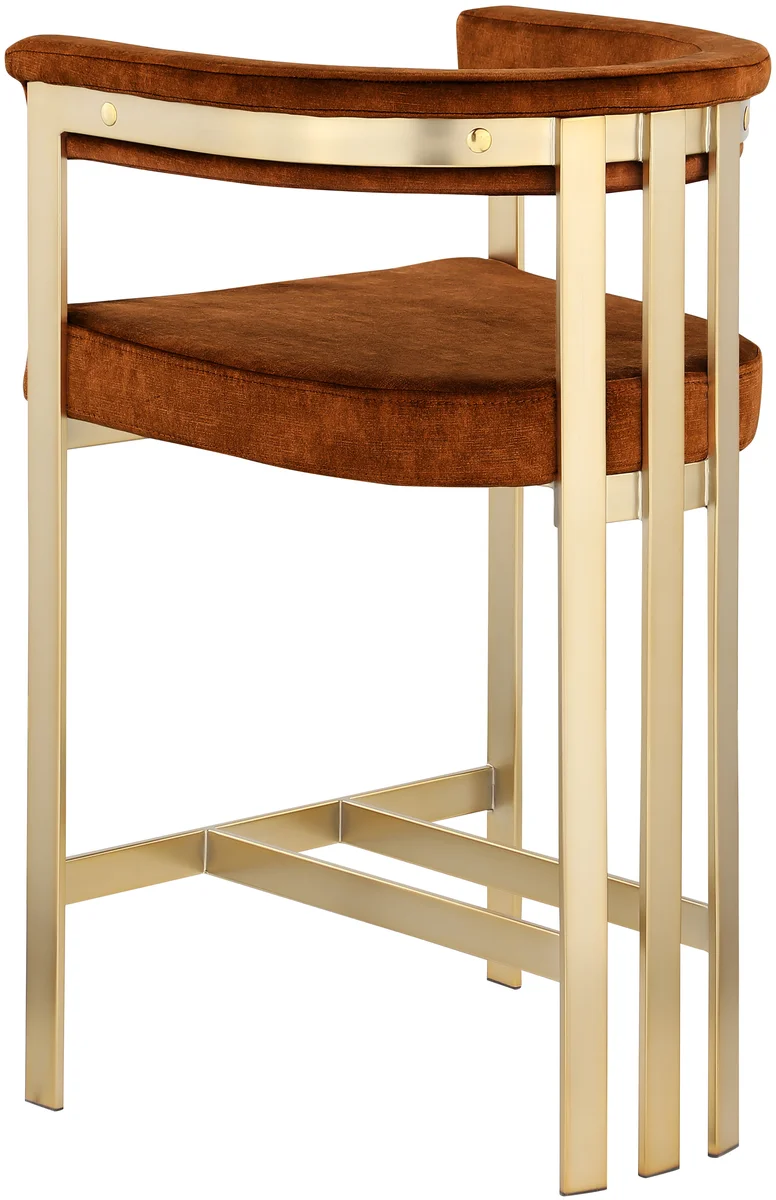 Marcello - Counter Stool - Cognac - View 2