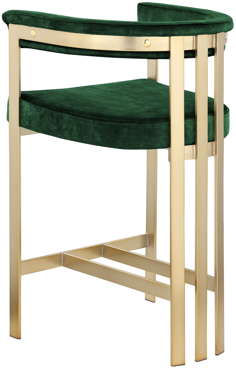 Marcello - Counter Stool - Green - View 2