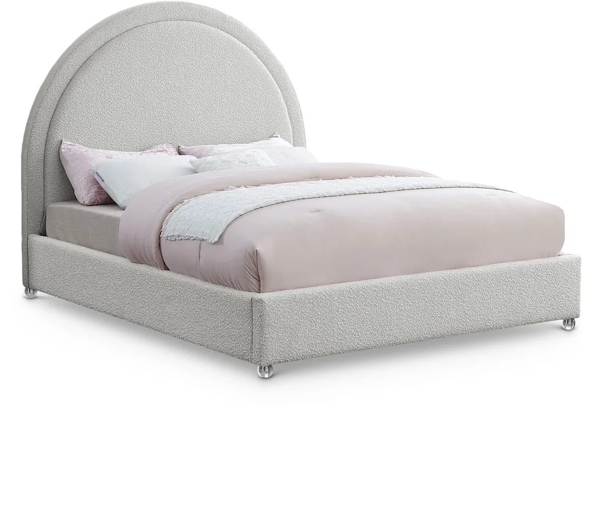Milo - Queen Bed - Cream