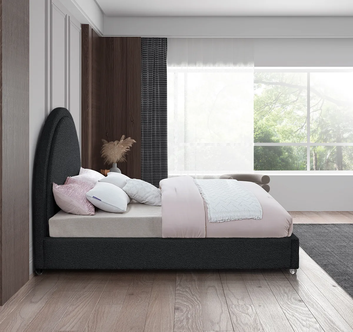 Milo - Queen Bed - Black