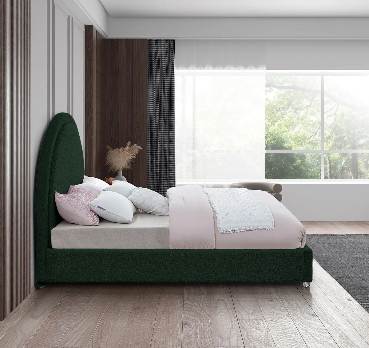 Milo - Queen Bed - Green