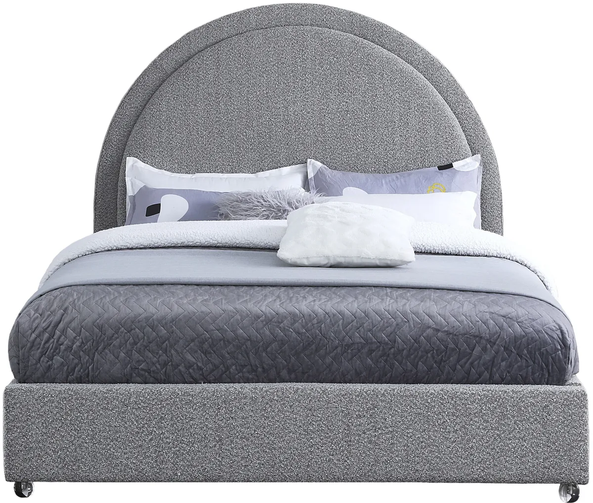 Milo - Queen Bed - Gray