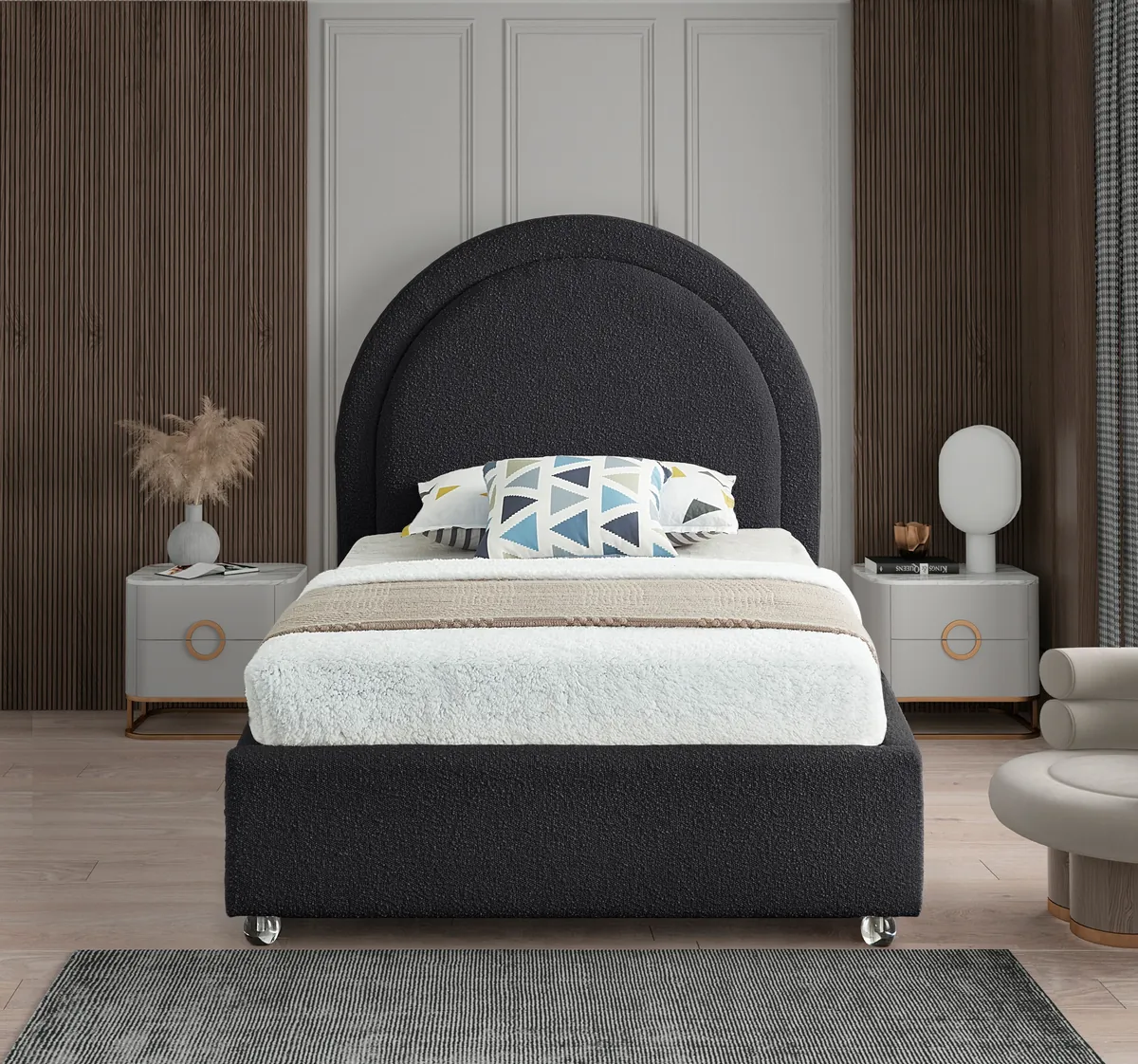 Milo - Twin Bed - Black