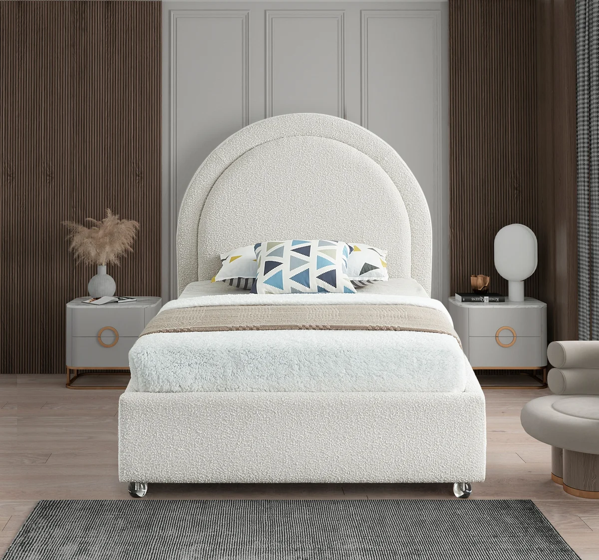 Milo - Twin Bed - Cream