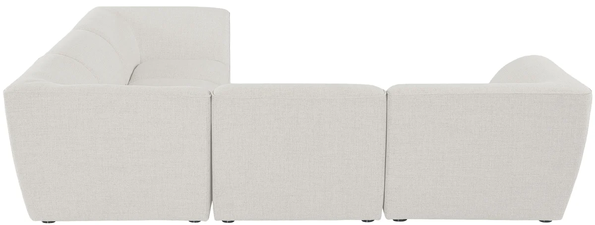 Miramar - 5 Piece Modular Corner Sectional - Cream