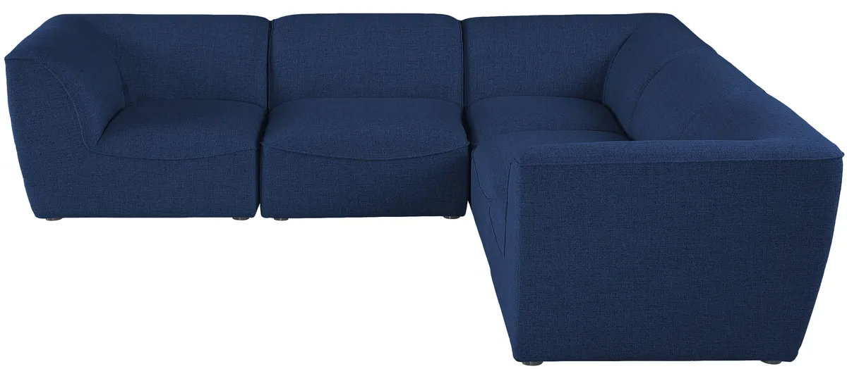 Miramar - 5 Piece Modular Croner Sectional - Navy