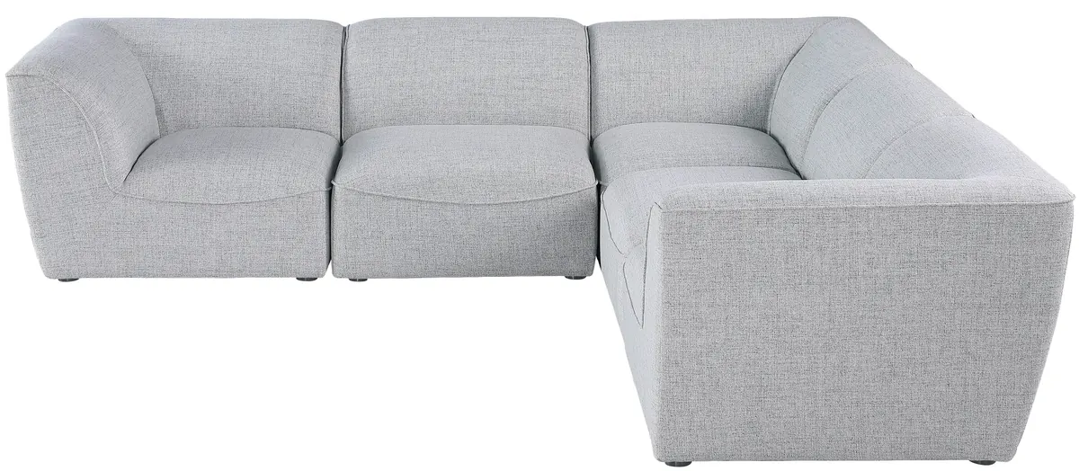 Miramar - 5 Piece Modular Corner Sectional - Gray