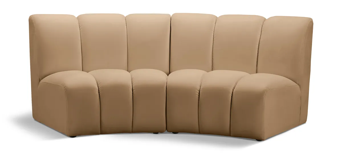 Infinity - 2 Piece Modular Sectional - Camel