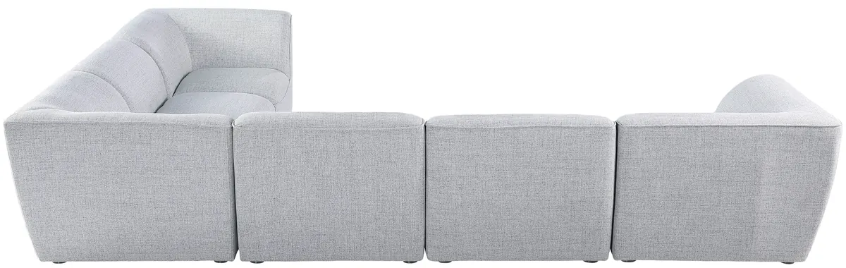 Miramar - 6 Piece Modular Corner Sectional - Gray