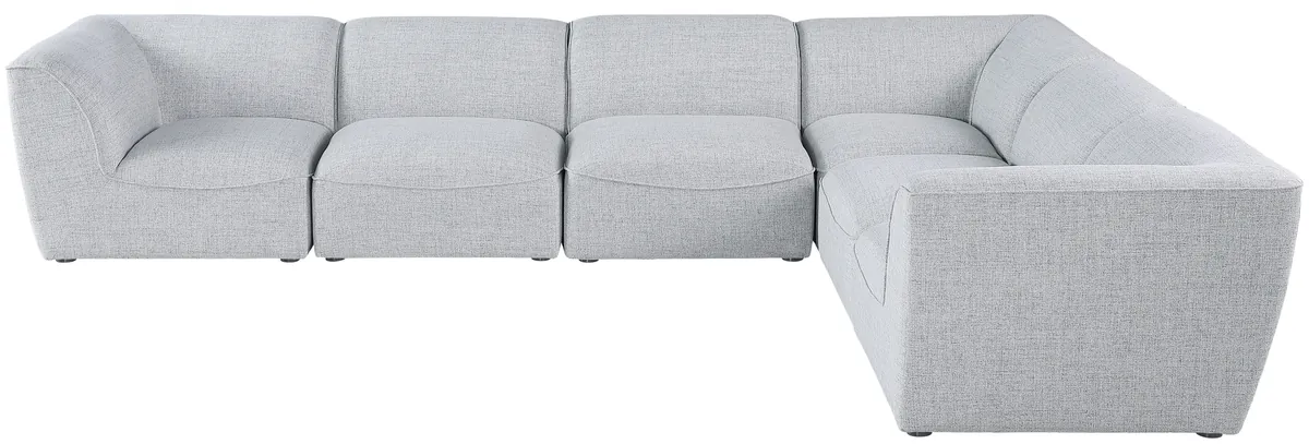 Miramar - 6 Piece Modular Corner Sectional - Gray