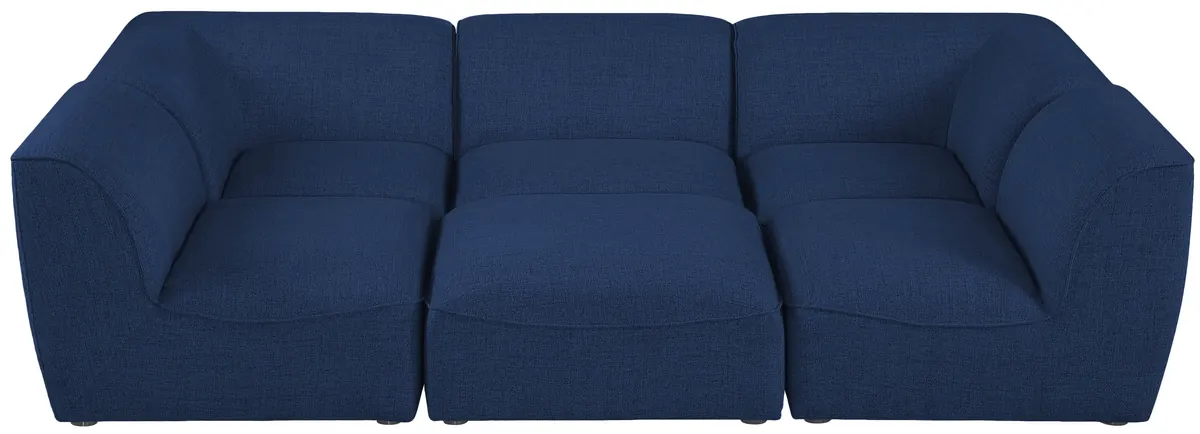 Miramar - 6 Piece Modular Sectional - Navy