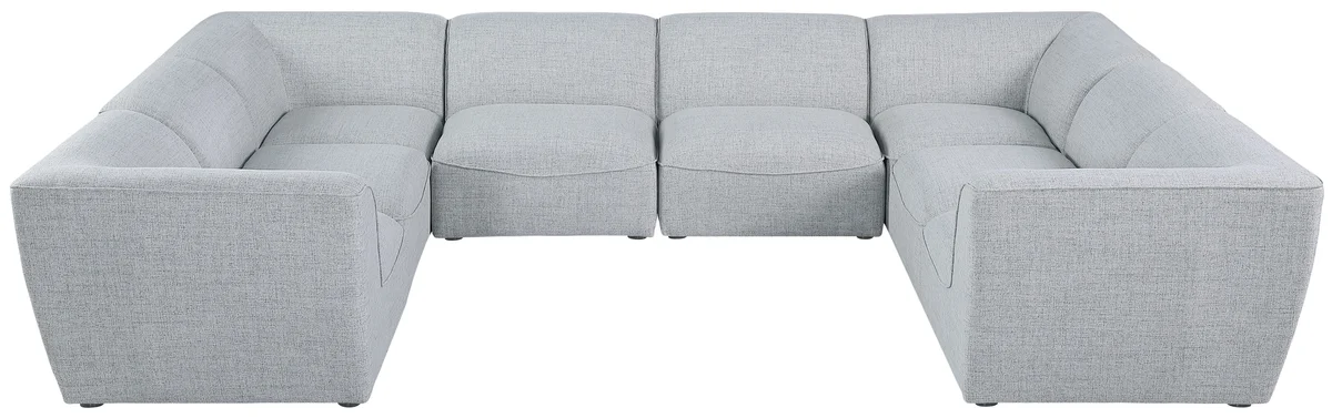 Miramar - 8 Piece Modular Sectional - Gray