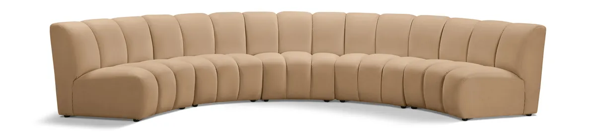 Infinity - 5 Piece Modular Sectional - Camel