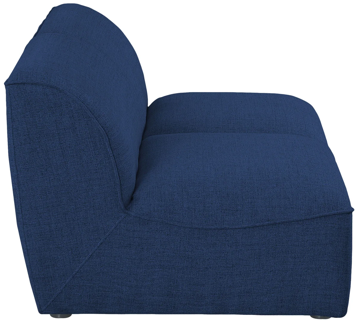 Miramar - 2 Seat Armless Modular Sofa - Navy