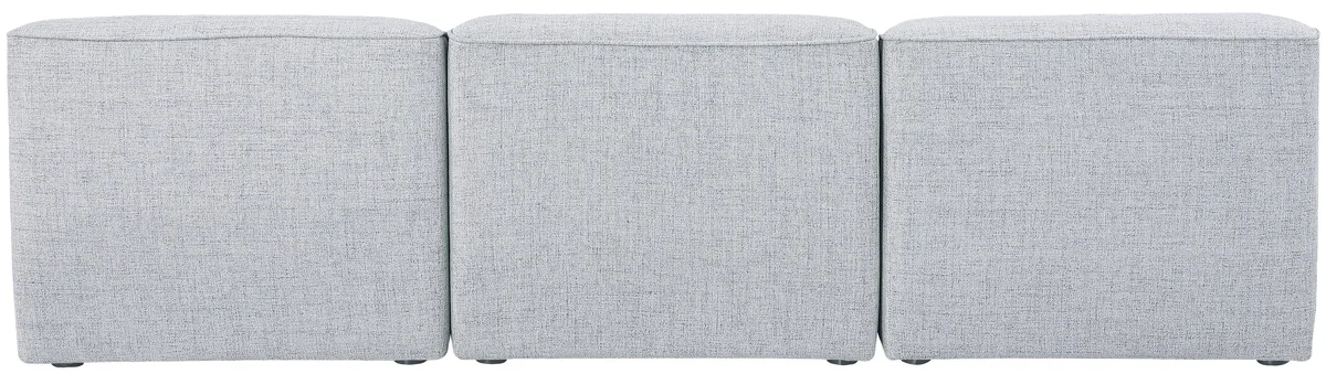 Miramar - 3 Seat Armless Modular Sofa - Gray