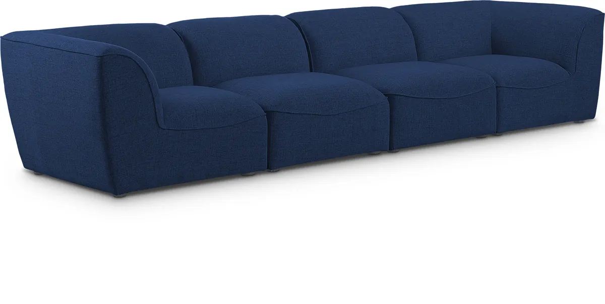 Miramar - 4 Seat Modular Sofa - Navy