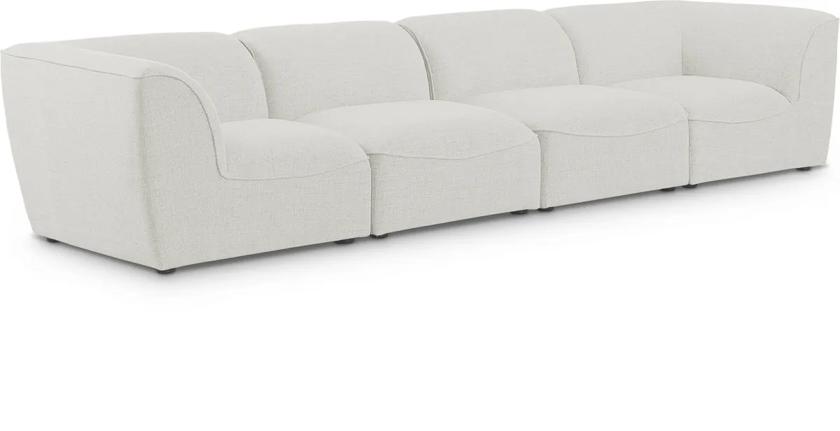 Miramar - 4 Seat Modular Sofa - Cream