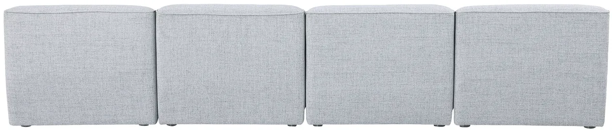 Miramar - 4 Seat Armless Modular Sofa - Gray