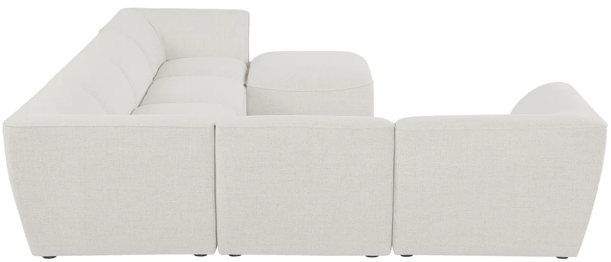 Miramar - 7 Piece Modular Sectional - Cream